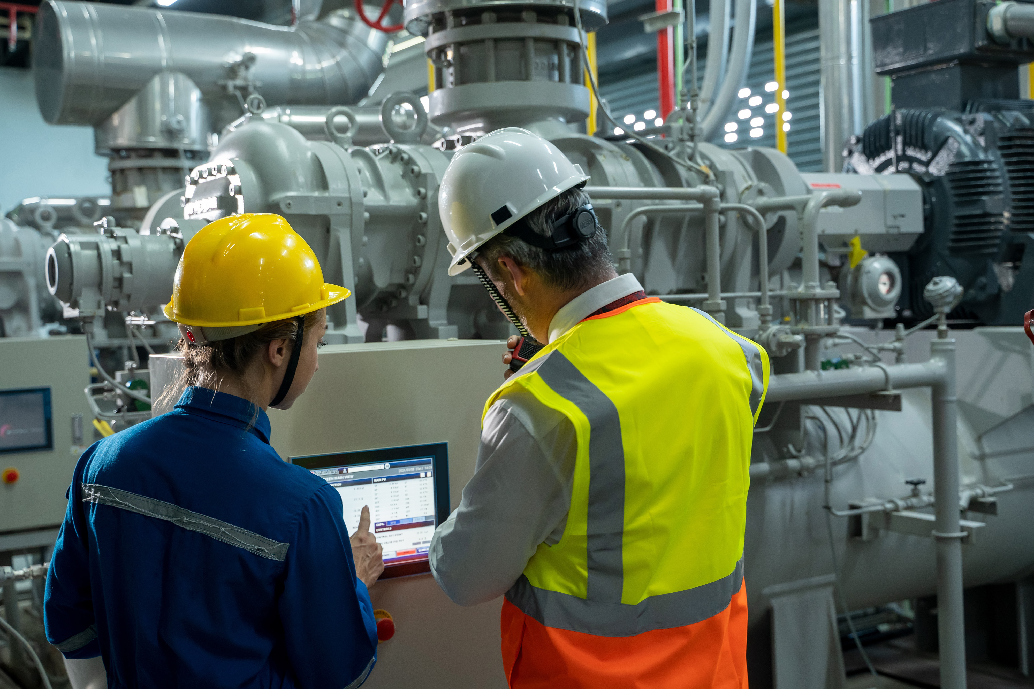 resolution display for industrial equipment