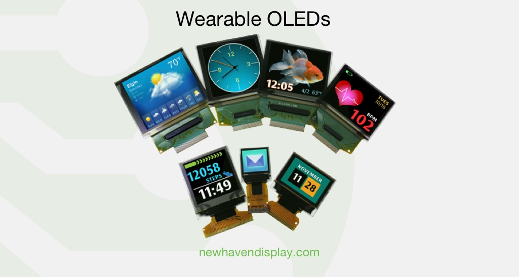 Small wearable OLEDs 